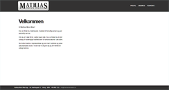 Desktop Screenshot of mathias-menswear.dk